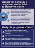 Wskazówki dot. przyjmowania tabletek z jodem