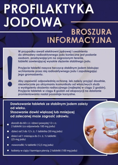 Wskazówki dot. przyjmowania tabletek z jodem