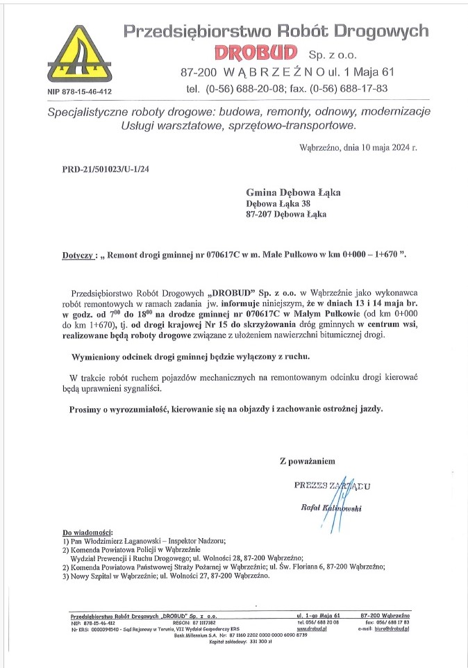 Wylączenie ruchu